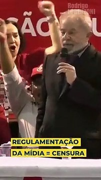 Lula censor... já fez várias ameaças...