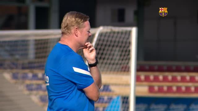 El Barcelona prepara el encuentro frente al Getafe