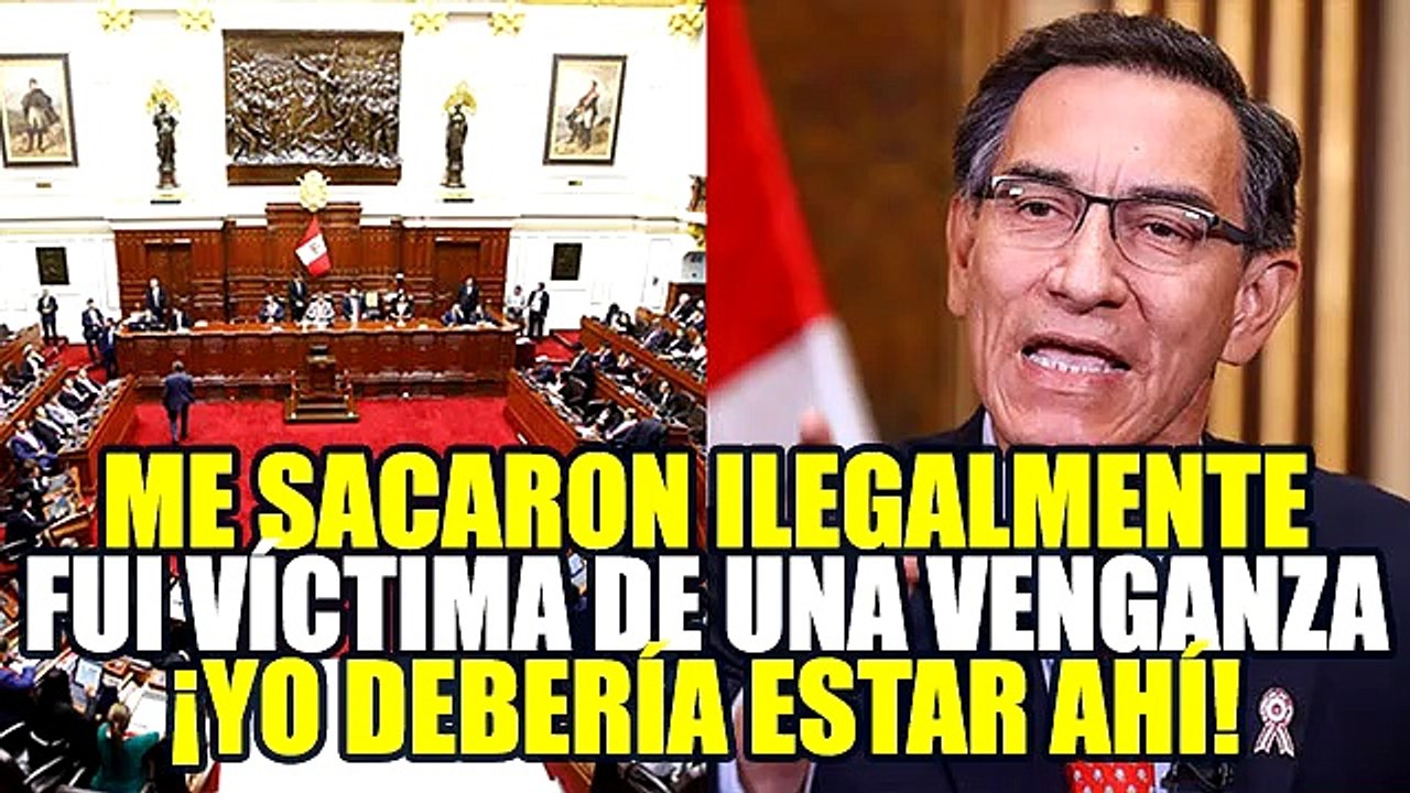 MARTÍN VIZCARRA DENUNCI4 QUE LO SACAR0N ILEGALM3NTE DEL CONGRESO: "YO DEBERÍA ESTAR AHÍ"