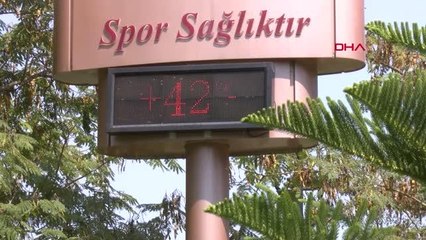 ADANA'DA AĞUSTOS AYININ SON SICAKLARI BUNALTTI