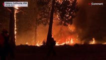 Hitze und drehende Winde: Waldbrände bedrohen Urlaubsregion Lake Tahoe