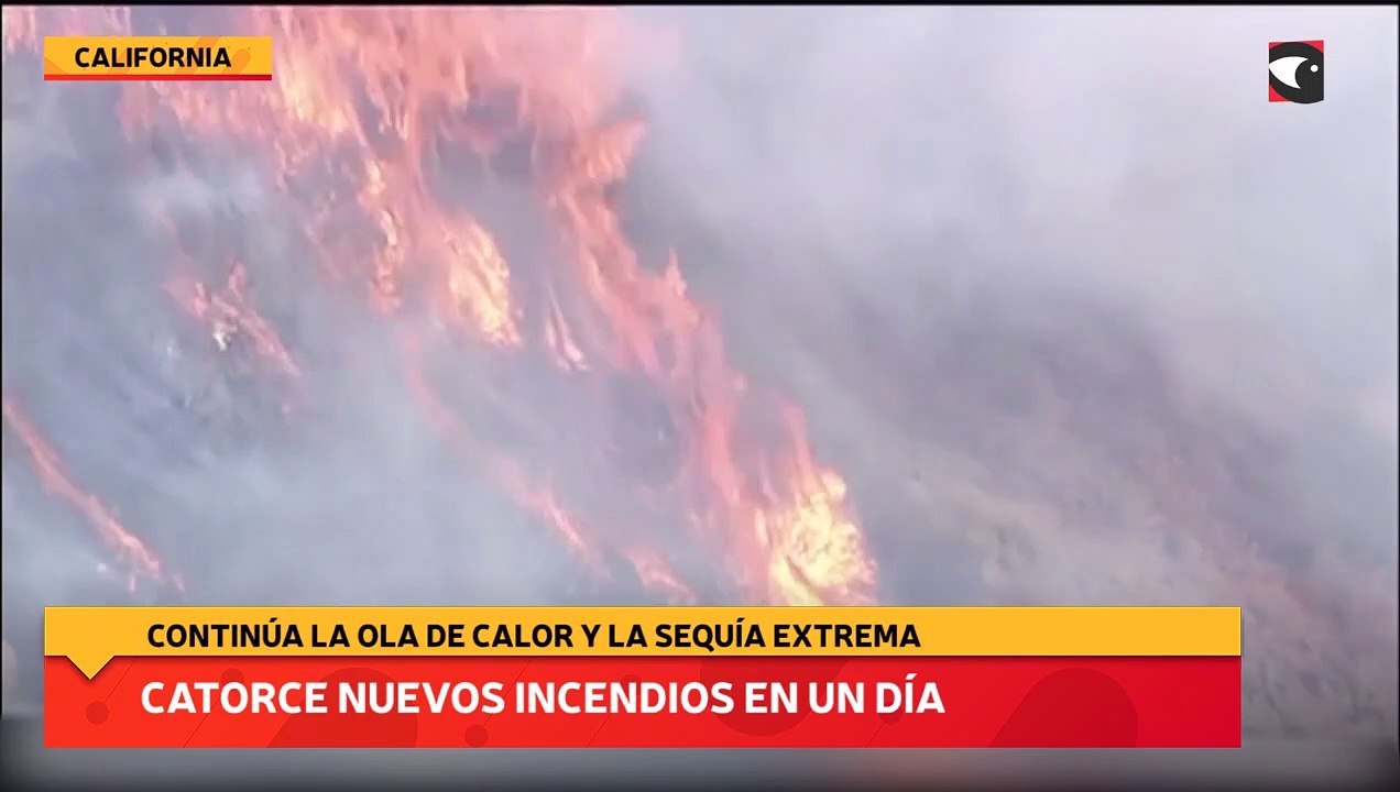 Catorce nuevos incendios en un día
