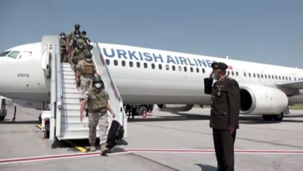 MSB Mehmetçiğin yurda dönüş görüntülerini paylaştı