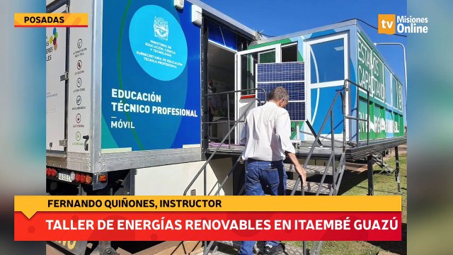 Taller de energías renovables en Itaembé Guazú