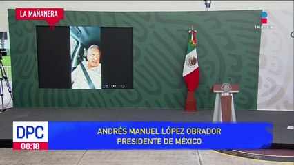 López Obrador no llega a La Mañanera pero envía un mensaje