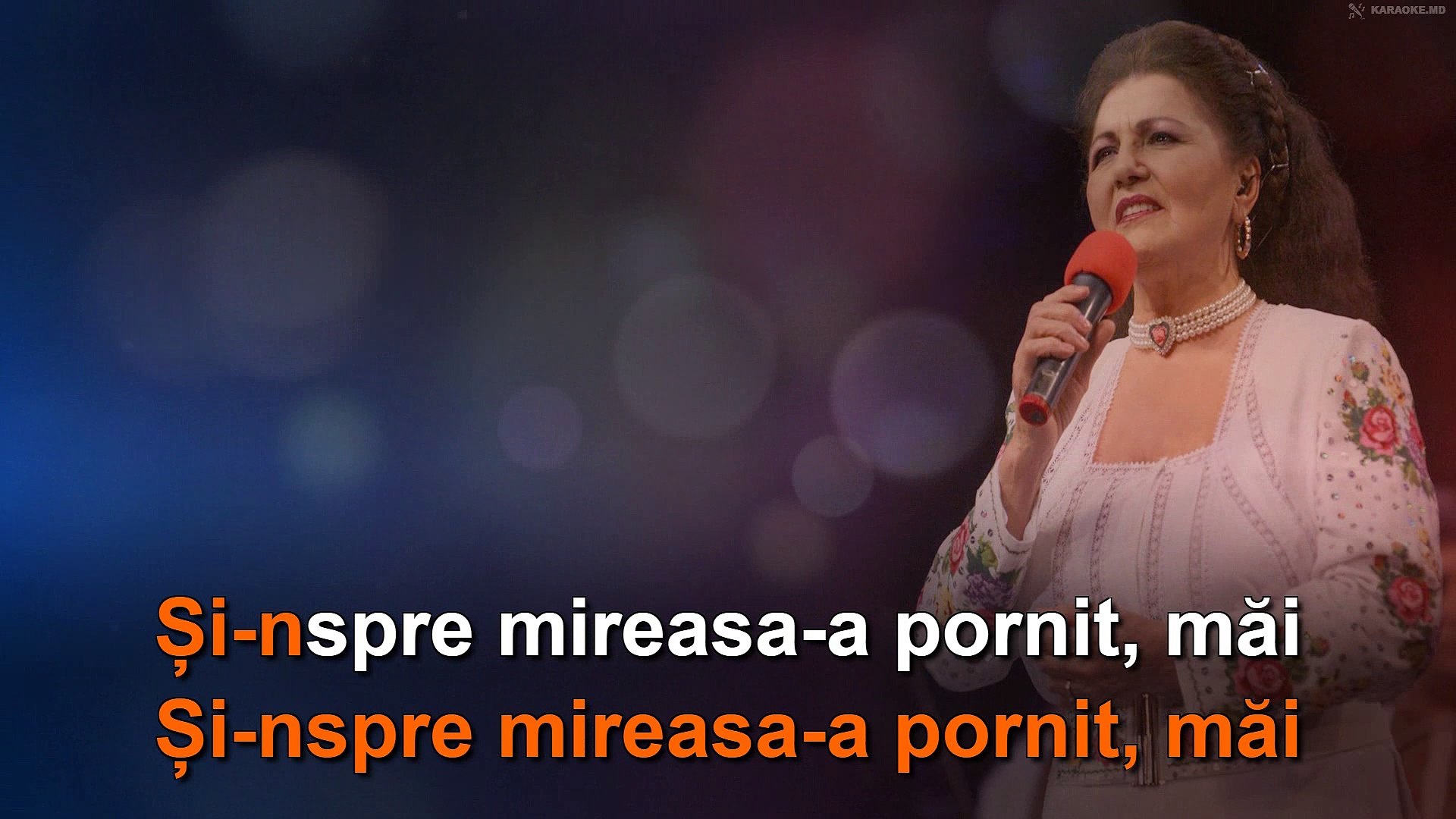 Irina Loghin: "Azi în sat e nuntă mare. Karaoke - video Dailymotion