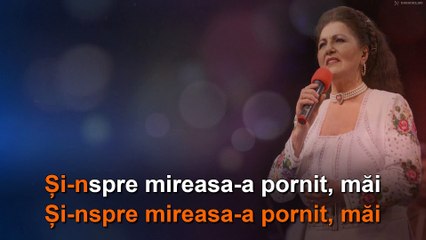Irina Loghin: "Azi în sat e nuntă mare. Karaoke