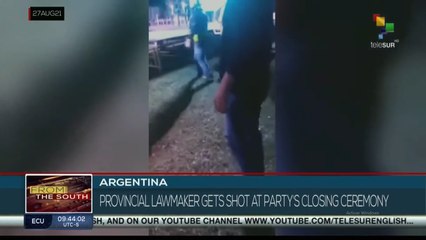 Argentina: Argentine congressman shot during campaign closing ceremony