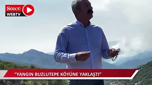 Yangın söndürme çalışmalarına katılmak isteyen Maçoğluna, Kaymakam'dan tehdit iddiası