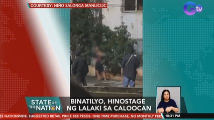 Binatilyo, hinostage ng lalaki sa Caloocan | SONA