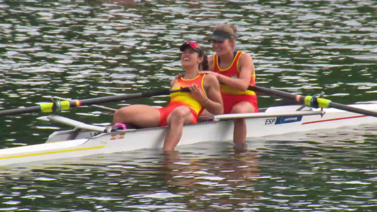 Final Olympic Qualification Regatta in Lucerne, Switzerland (SUI) - Women's Pair (W2-) - Final