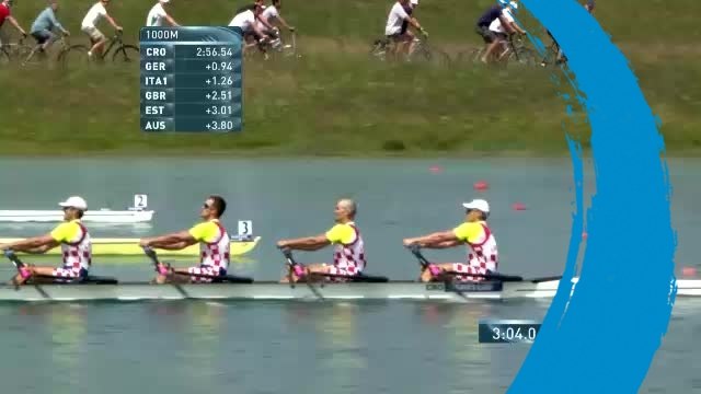 2012 Samsung World Rowing Cup III - Munich (GER) - Men’s Quadruple Sculls (M4x)
