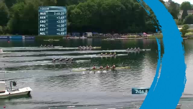2012 Samsung World Rowing Cup II - Lucerne (SUI) - Men's Quadruple Sculls (M4x)
