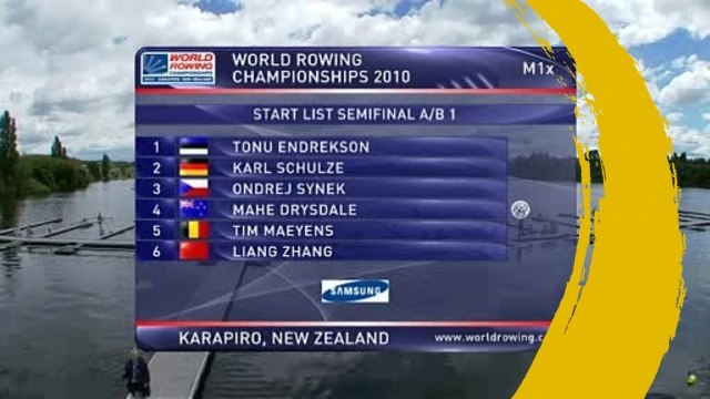 2010 World Rowing Championships - Karapiro (NZL) - Men's Single Sculls (M1x)