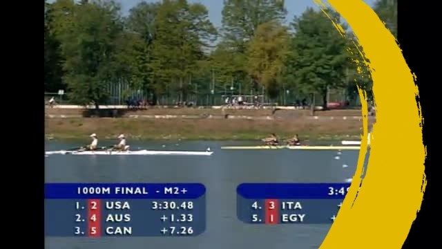2003 World Rowing Championships - Milan (ITA) - Men's Coxed Pair (M2+)