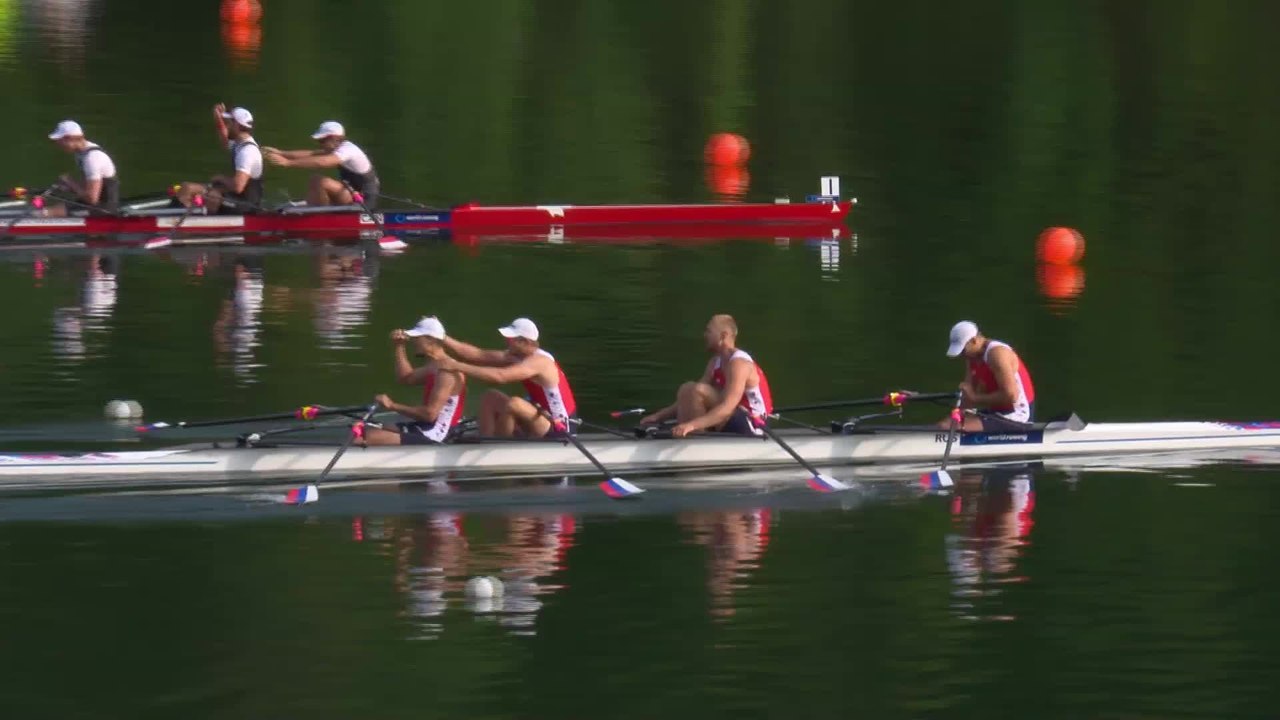 Final Olympic Qualification Regatta in Lucerne, Switzerland (SUI) - Men's Quadruple Sculls (M4x) - Final