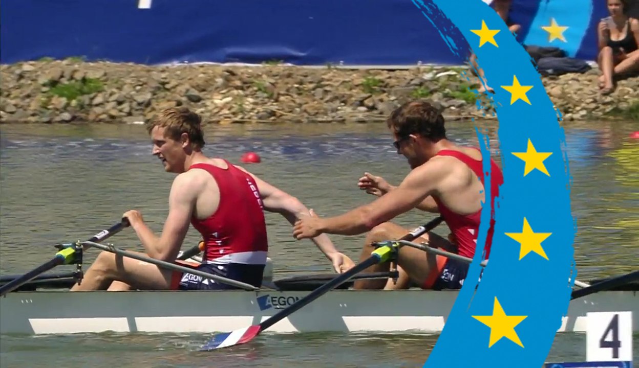 2017 European Rowing Championships - Racice, CZE - Men's Quadruple Sculls (M4x) - Repechage 1
