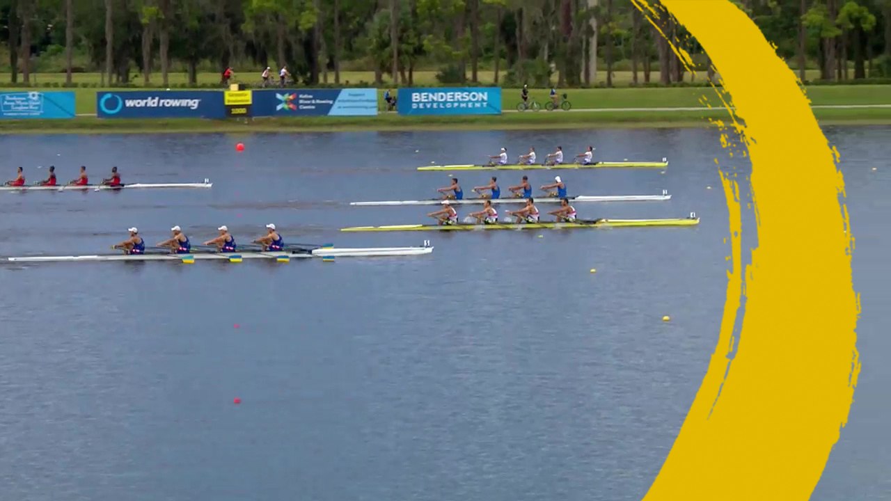 2017 World Rowing Championships – Sarasota-Bradenton, U.S.A. - Men's Quadruple Sculls (M4x) Heat 3