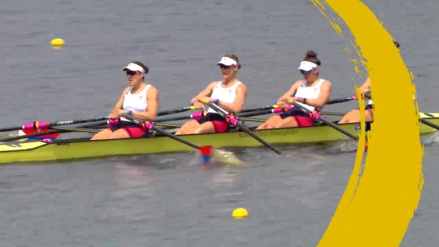 2017 World Rowing Championships – Sarasota-Bradenton, U.S.A. - Women's Quadruple Sculls (W4x) Heat 1
