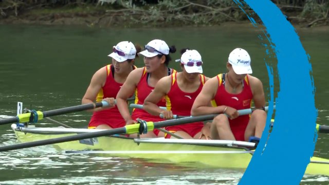 2018 World Rowing Cup II – Linz-Ottensheim (AUT) - Women's Four (W4-) Repechage 2