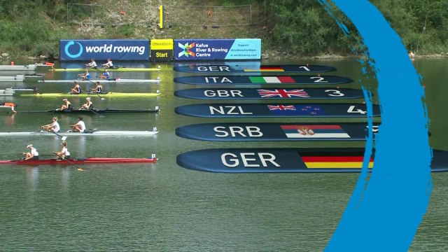 2018 World Rowing Cup II – Linz-Ottensheim (AUT) - Women's Pair (W2-) Semi Final A/B 1