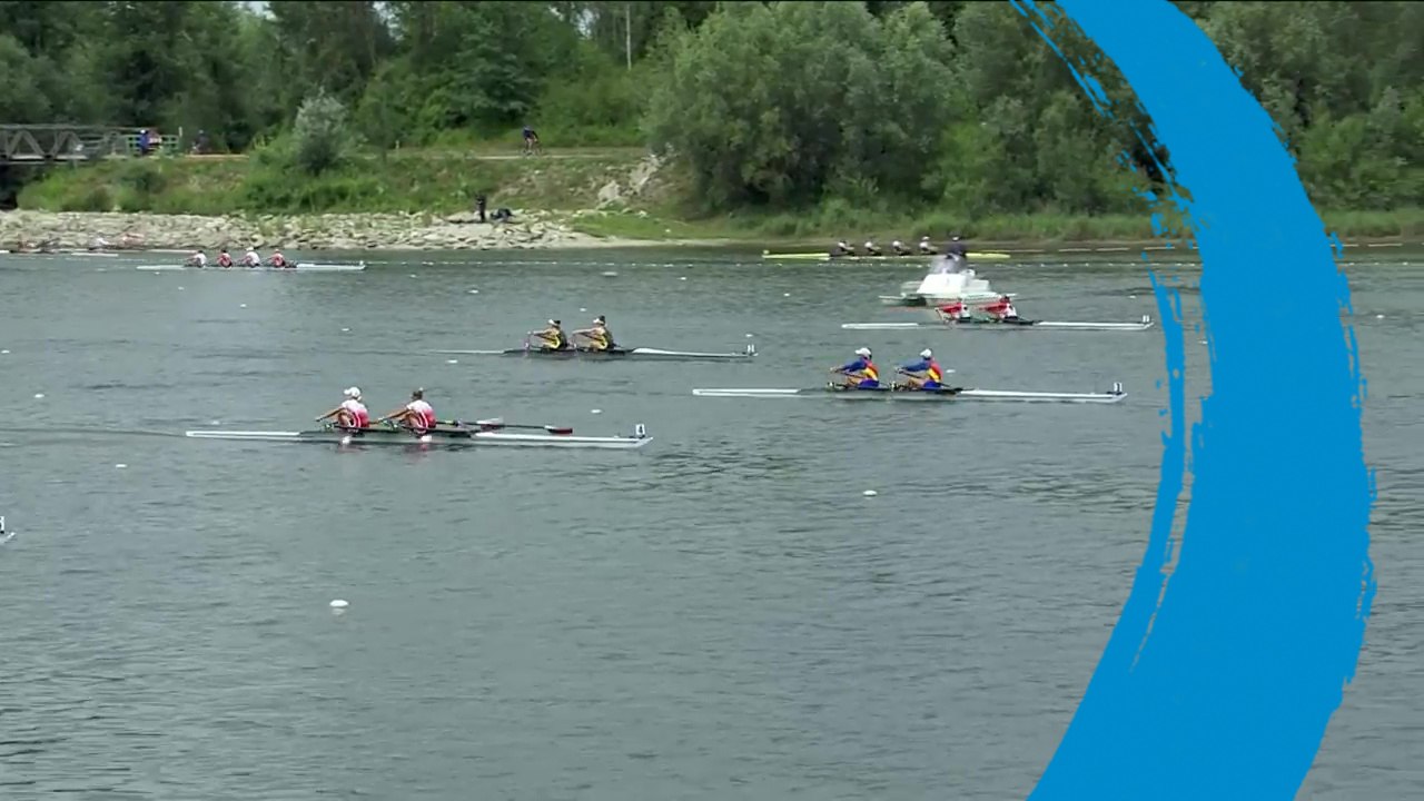 2018 World Rowing Cup II – Linz-Ottensheim (AUT) - Lightweight Women's Double Sculls (LW2x) Semi Final A/B 2
