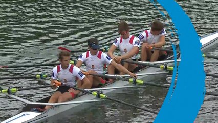 2018 World Rowing Cup II – Linz-Ottensheim (AUT) - Lightweight Men's Quadruple Sculls (LM4x) Final A