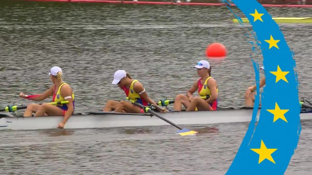 2018 European Rowing Championships - Glasgow (GBR) - Women's Four (W4-) Heat 2
