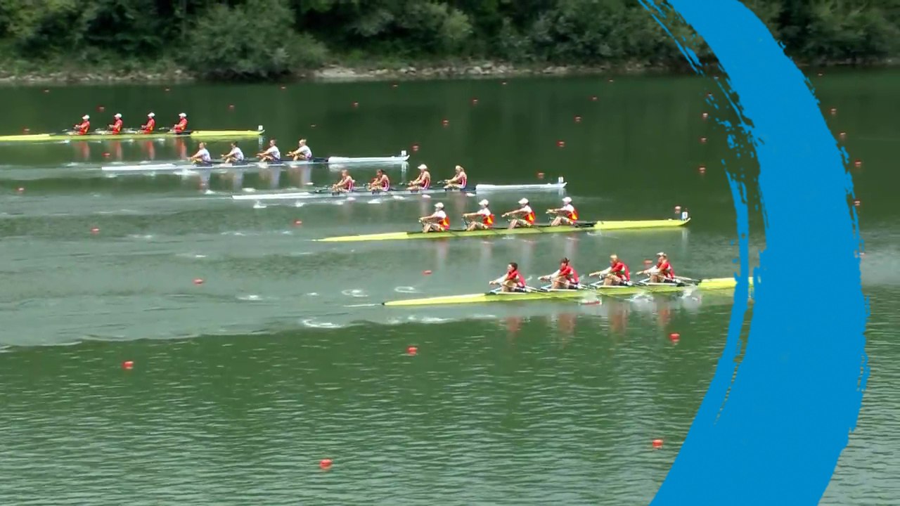 2018 World Rowing Cup II – Linz-Ottensheim (AUT) - Women's Quadruple Sculls (W4x) Repechage 2