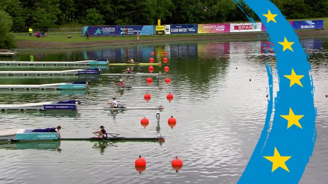 2018 European Rowing Championships - Glasgow (GBR) - Lightweight Women's Single Sculls (LW1x) Heat 2