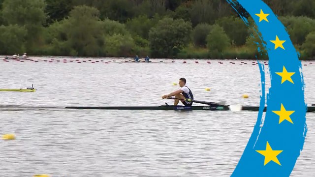 2018 European Rowing Championships - Glasgow (GBR) - Lightweight Men's Single Sculls (LM1x) Heat 1