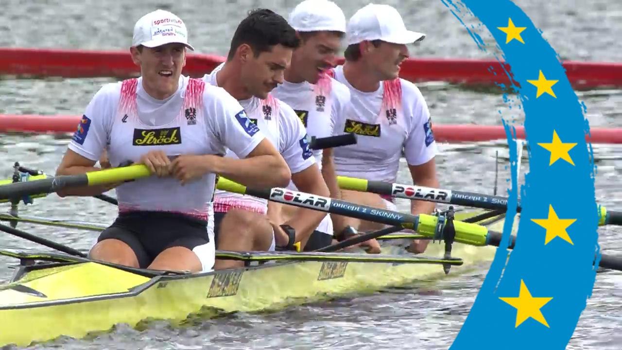 2018 European Rowing Championships - Glasgow (GBR) - Men's Four (M4-) Repechage 2