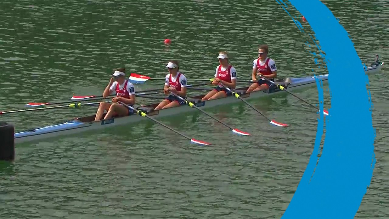 2018 World Rowing Cup III - Lucerne (SUI) - Women's Quadruple Sculls (W4x) - Final A
