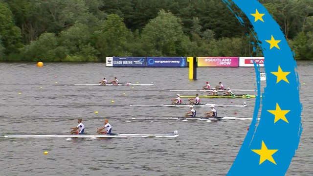 2018 European Rowing Championships - Glasgow (GBR) - Lightweight Men's Double Sculls (LM2x) Semi Final A/B 2