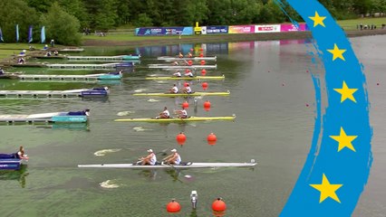 2018 European Rowing Championships - Glasgow (GBR) - Men's Pair (M2-) Heat 1