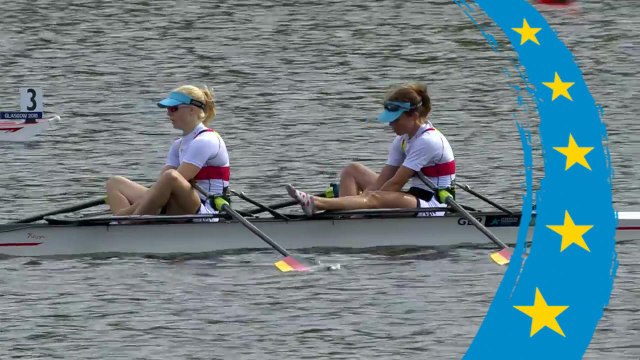 2018 European Rowing Championships - Glasgow (GBR) - Lightweight Women's Double Sculls (LW2x) Final B
