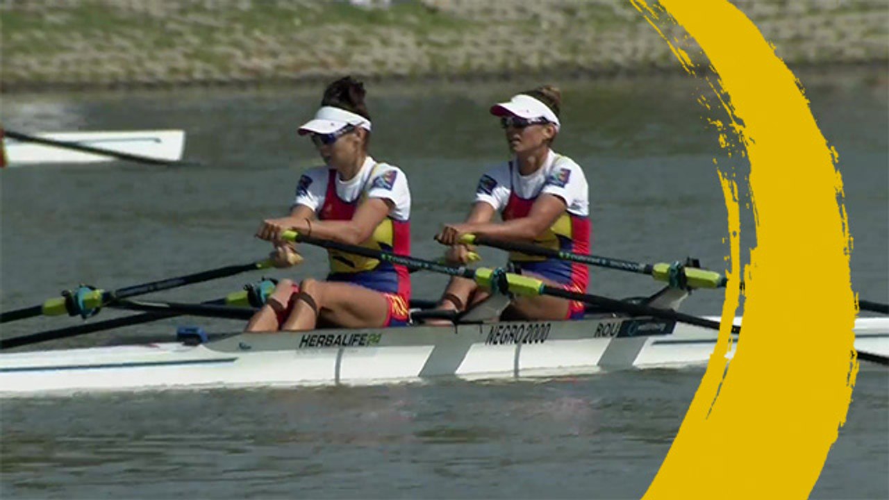 2018 FISA World Championship Plovdiv, Bulgaria - Lightweight Women's Double Sculls - Semi Finals A/B 1 (LW2x)