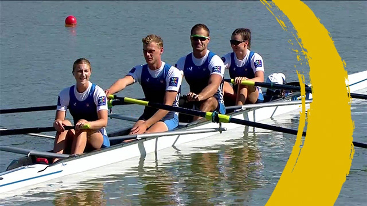 2018 FISA World Championship Plovdiv, Bulgaria - PR3 Mixed Coxed Four (PR3Mix4+) - Final A