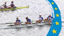 2018 European Rowing Championships - Glasgow (GBR) - Women's Quadruple Sculls (W4x) Repechage 2