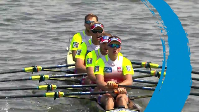 2019 World Rowing Cup II - Poznan, POL - Men's Quadruple Sculls (M4x) - Final