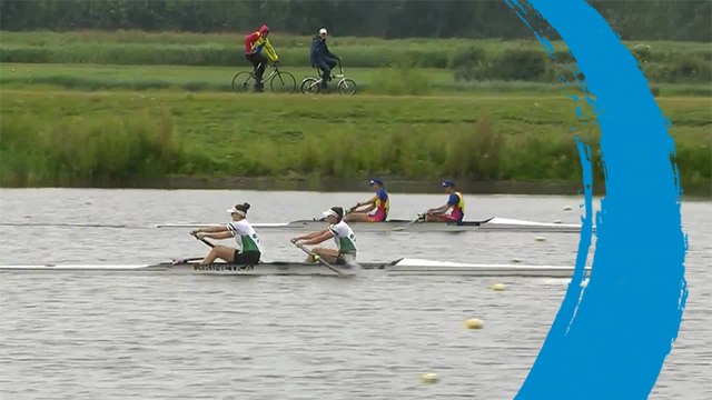 2019 World Rowing Cup 3 - Rotterdam, Netherlands - Women's Pair (W2-) - Semi Final A/B 2
