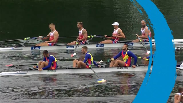 2019 World Rowing Cup 3 - Rotterdam, Netherlands - Men's Four (M4-) - Repechage 1