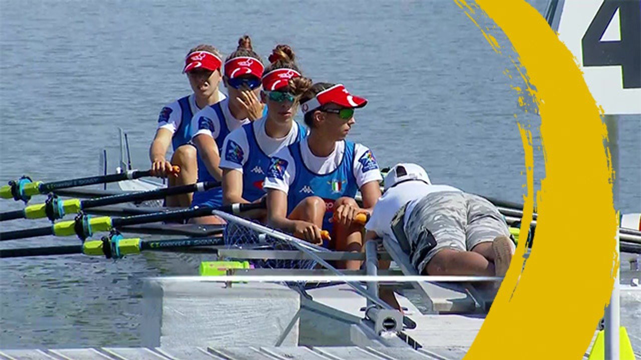 2018 FISA World Championship Plovdiv, Bulgaria - Lightweight Women's Quadruple Sculls - Final A (LW4x)