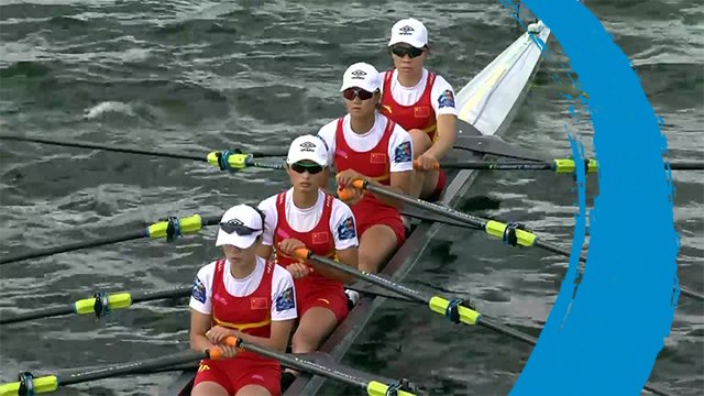 2019 World Rowing Cup 3 - Rotterdam, Netherlands - Lightweight Women's Quadruple Sculls (LW4x) - Final A