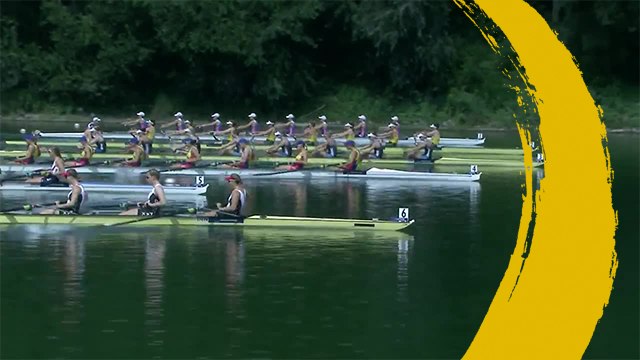 2019 World Rowing Championships - Linz, AUT - Women's Eight (W8+) - Heat 1