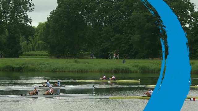 2019 World Rowing Cup 3 - Rotterdam, Netherlands - Men's Pair (M2-) - Semi Final A/B 1