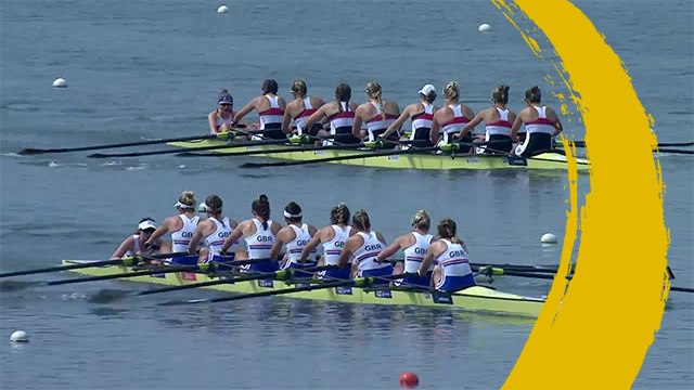 2019 World Rowing Championships - Linz, AUT - Women's Eight (W8+) - Heat 2