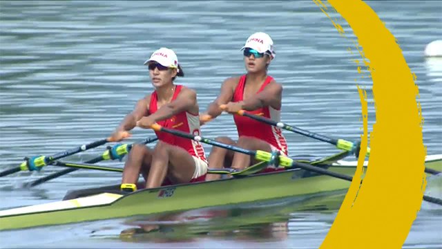 2019 World Rowing Championships - Linz, AUT - Women's Double Sculls (W2x) - Repechage 1