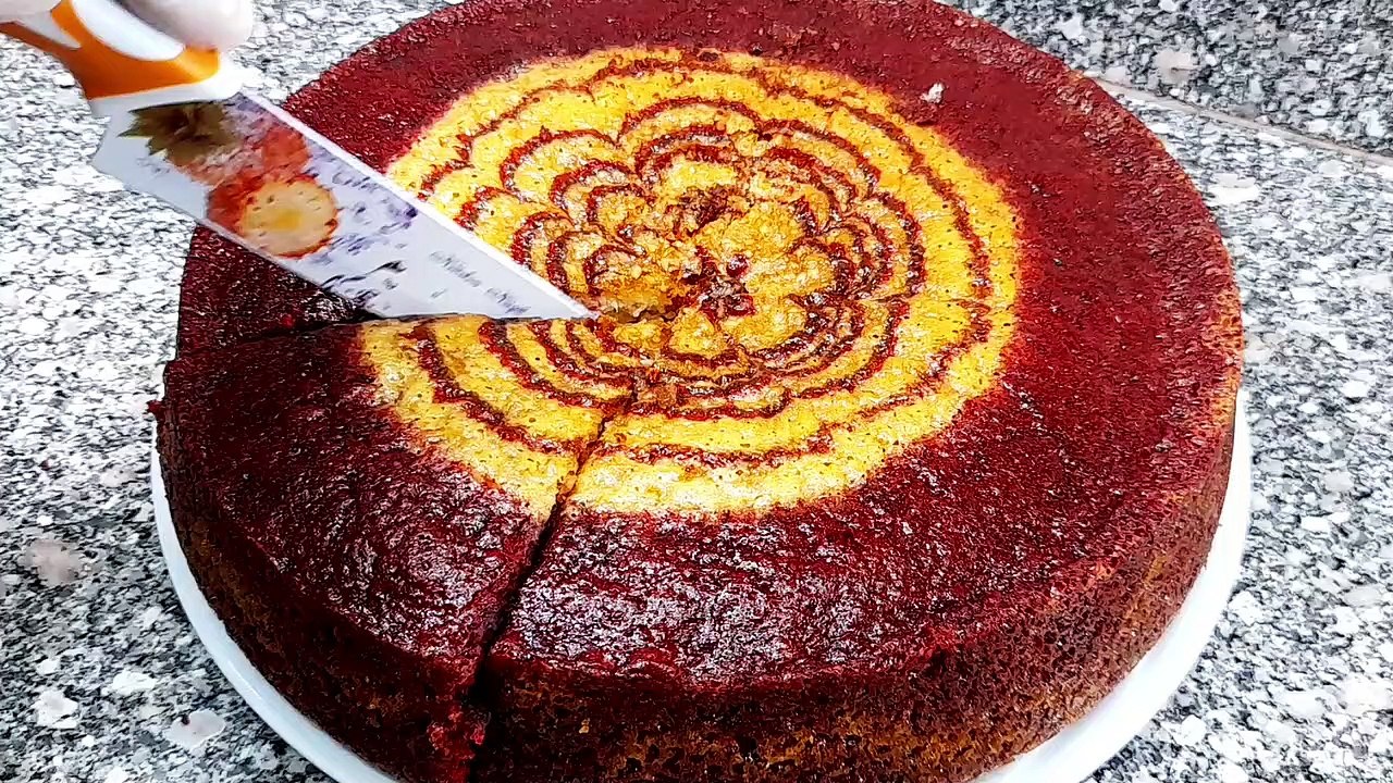 طريقة عمل ماربل كيك بشكل جديد وبمقادير مضمونة.