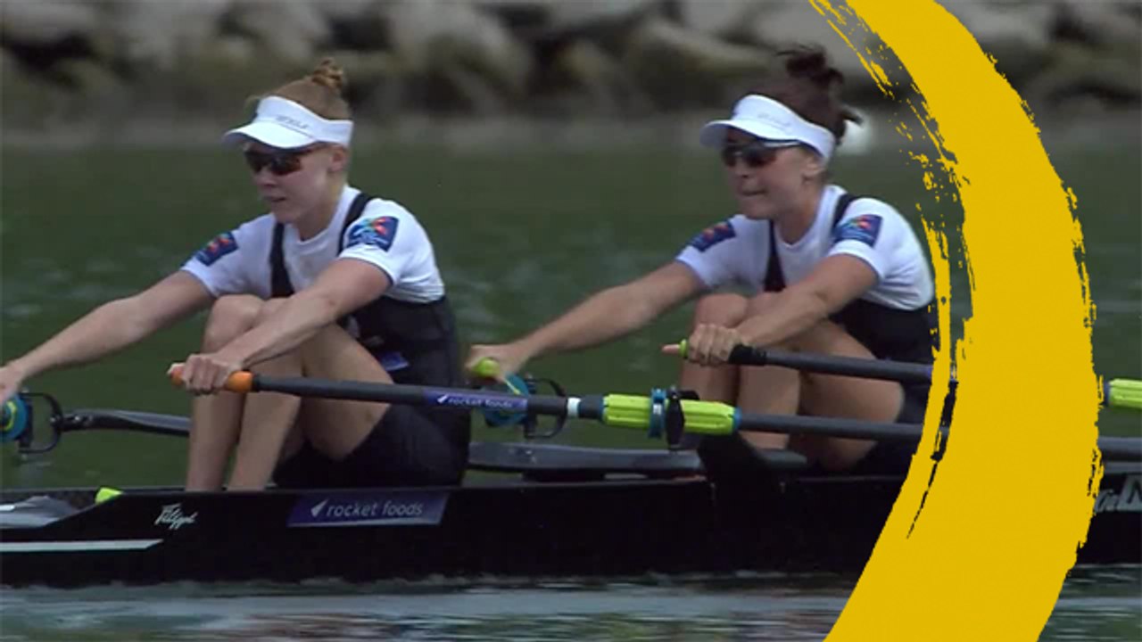 2019 World Rowing Championships - Linz, AUT - Lightweight Women's Double Sculls (LW2x) - Semi Finals A/B 2
